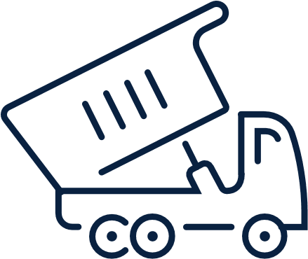 Dark blue abstract background with curved shapes.